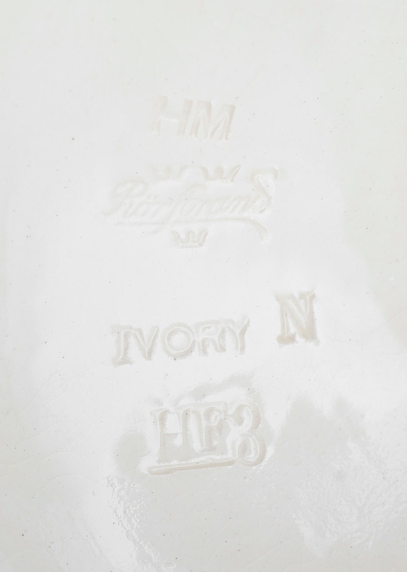 LOCKURNA, majolika, Rörstrand, 1800-talets andra hälft.