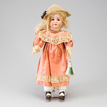 A bisque head doll 117A by Kämmer & Reinhardt, Germany, ca 1911.