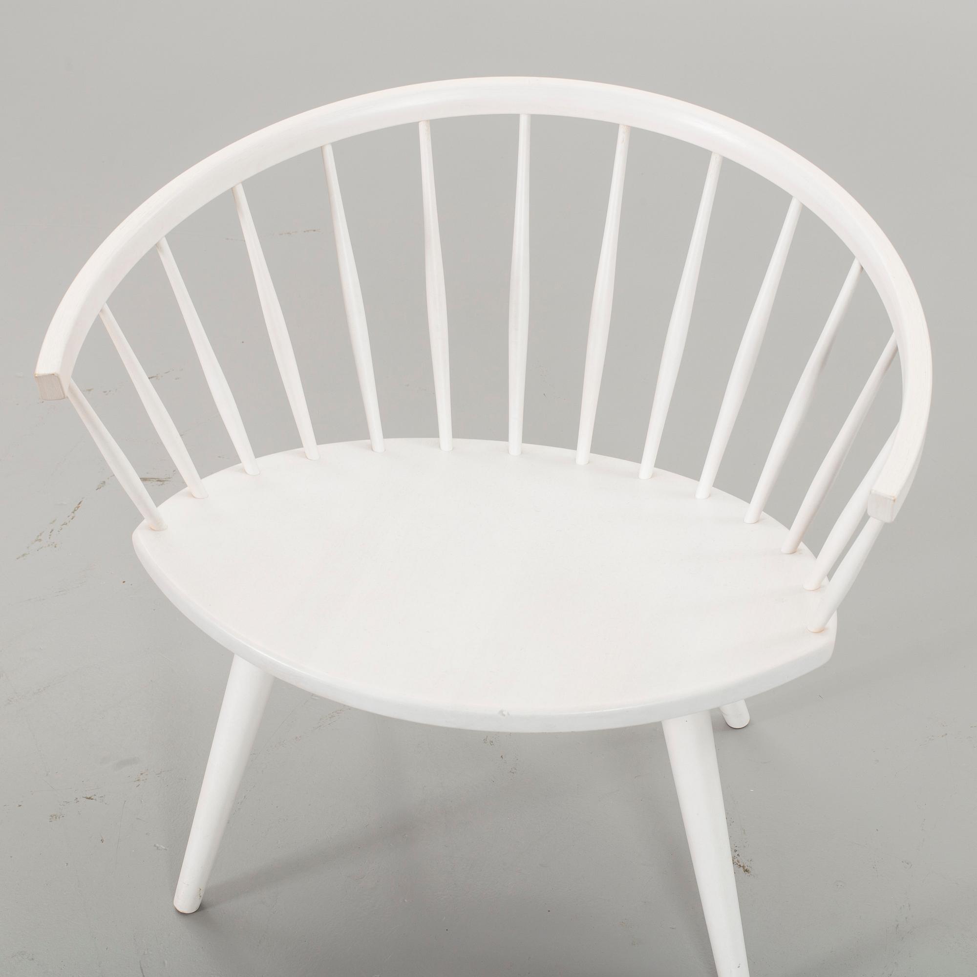 An Yngve Ekström "Arka" lounge chair, designed 1955, Stolab Sweden.