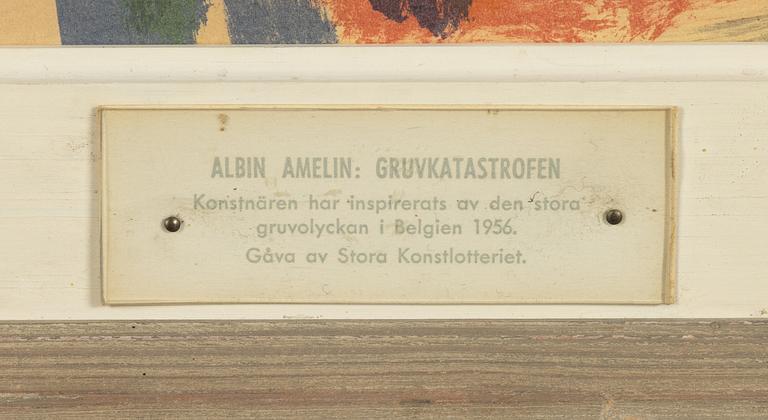 Albin Amelin, "Gruvkatastrofen",