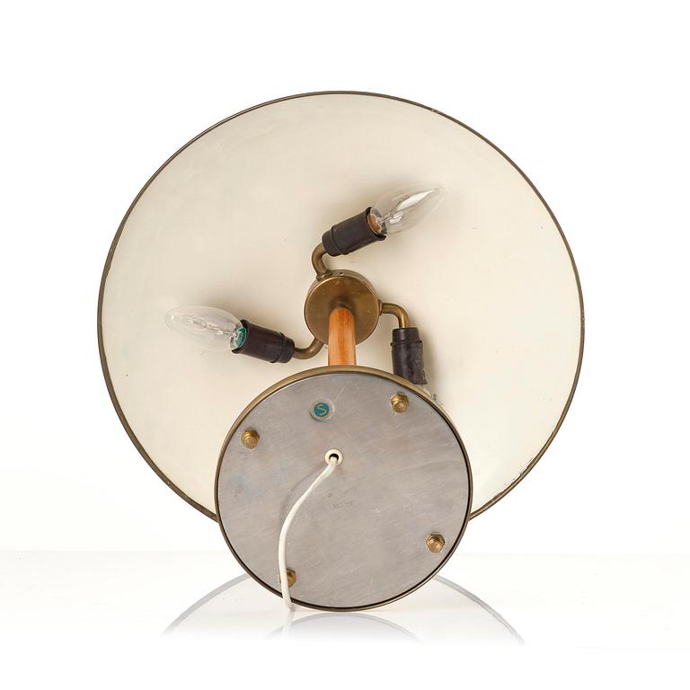 Harald Notini, bordslampa, modell 15525, Arvid Böhlmarks Lampfabrik, Stockholm, 1950-tal.