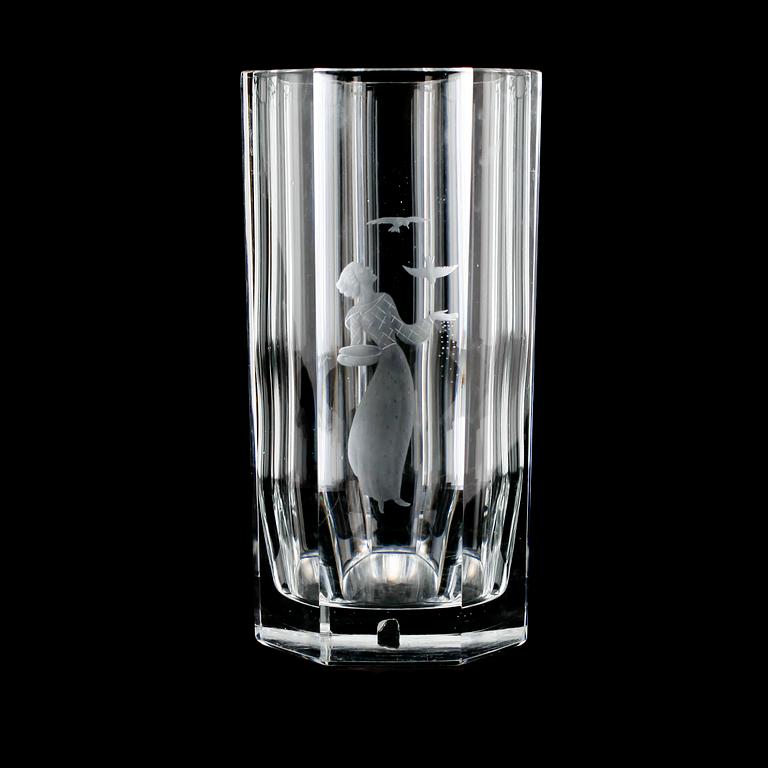VAS, glas, Elis Bergh, Kosta, 1930-/40-tal.