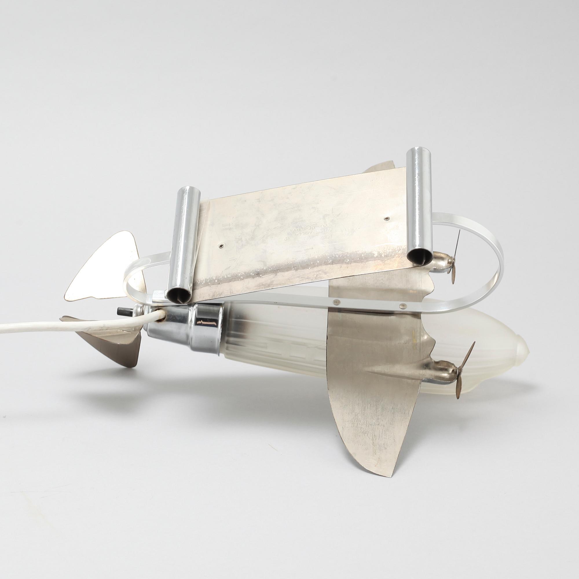 BORDSLAMPA, Sarsaparilla Deco Designs, 1978.