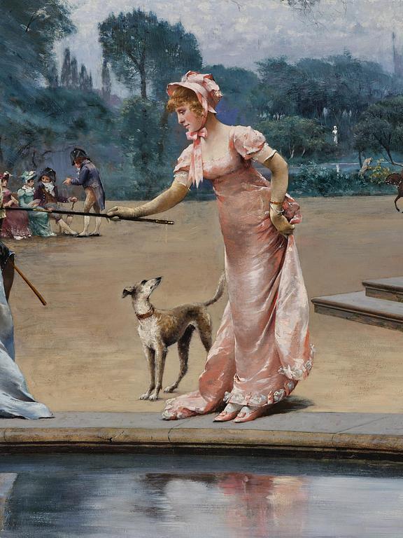 August Hagborg, In the Tuileries Garden.