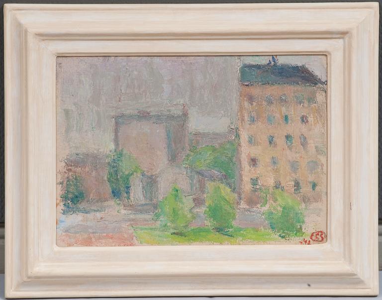 Sigrid Schauman, "UTSIKT ÖVER TÖLÖ".