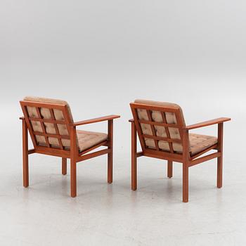 A pair of chairs, Gärsnäs, dated 1987.