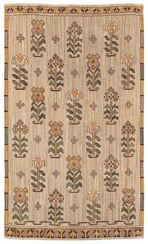 221. Polly Björkman, a tapestry weave drape, c. 259 x 165 cm, signed TPB.