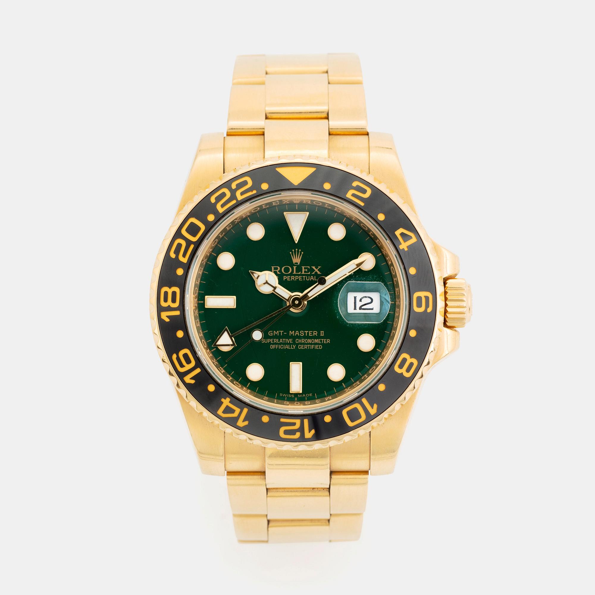 Rolex, GMT-Master II, "Green Dial", ca 2008.