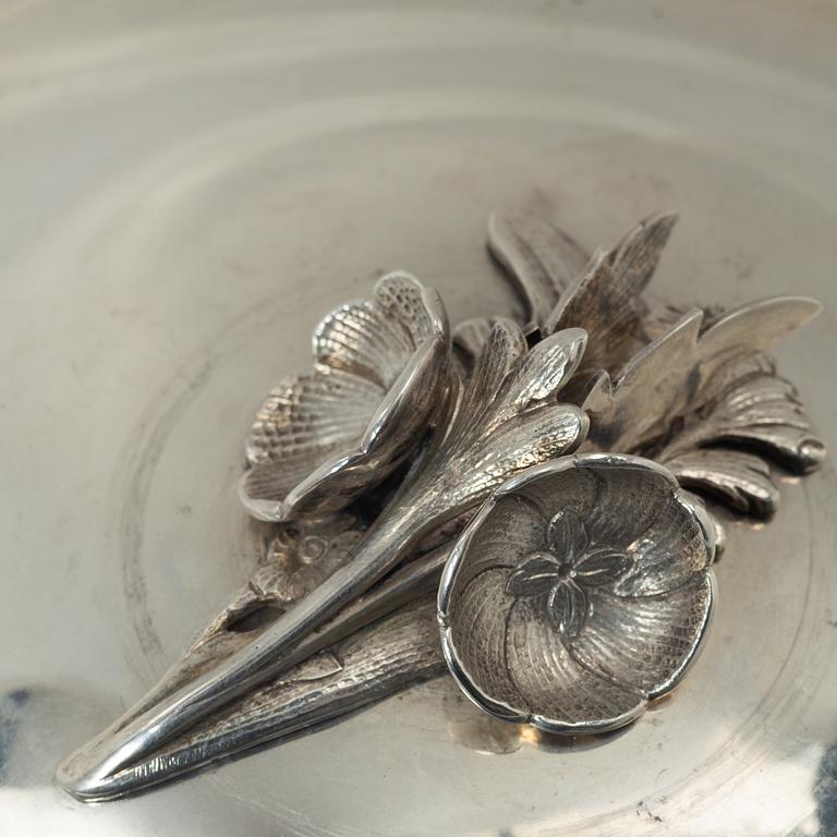 Karott med lock, silver, Carl Sandberg, Ystad 1903.