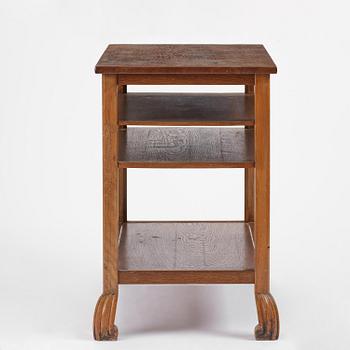 Carl Malmsten, an oak side table, for Stockholm City Hall, ca 1920-22.
