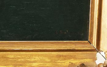 OKÄND KONSTNÄR, olja på duk, 1800-tal.