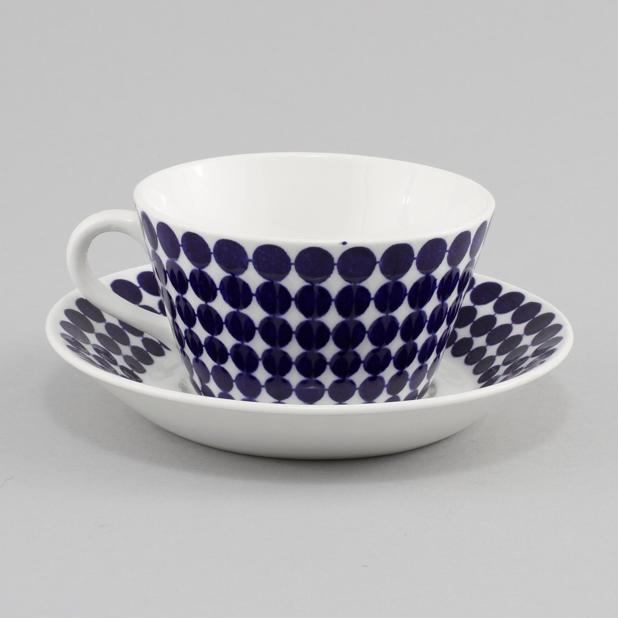 SERVISDELAR, 8 st, benporslin, "Adam", Stig Lindberg, Gustavsberg, tillverkningsår 1959-74.