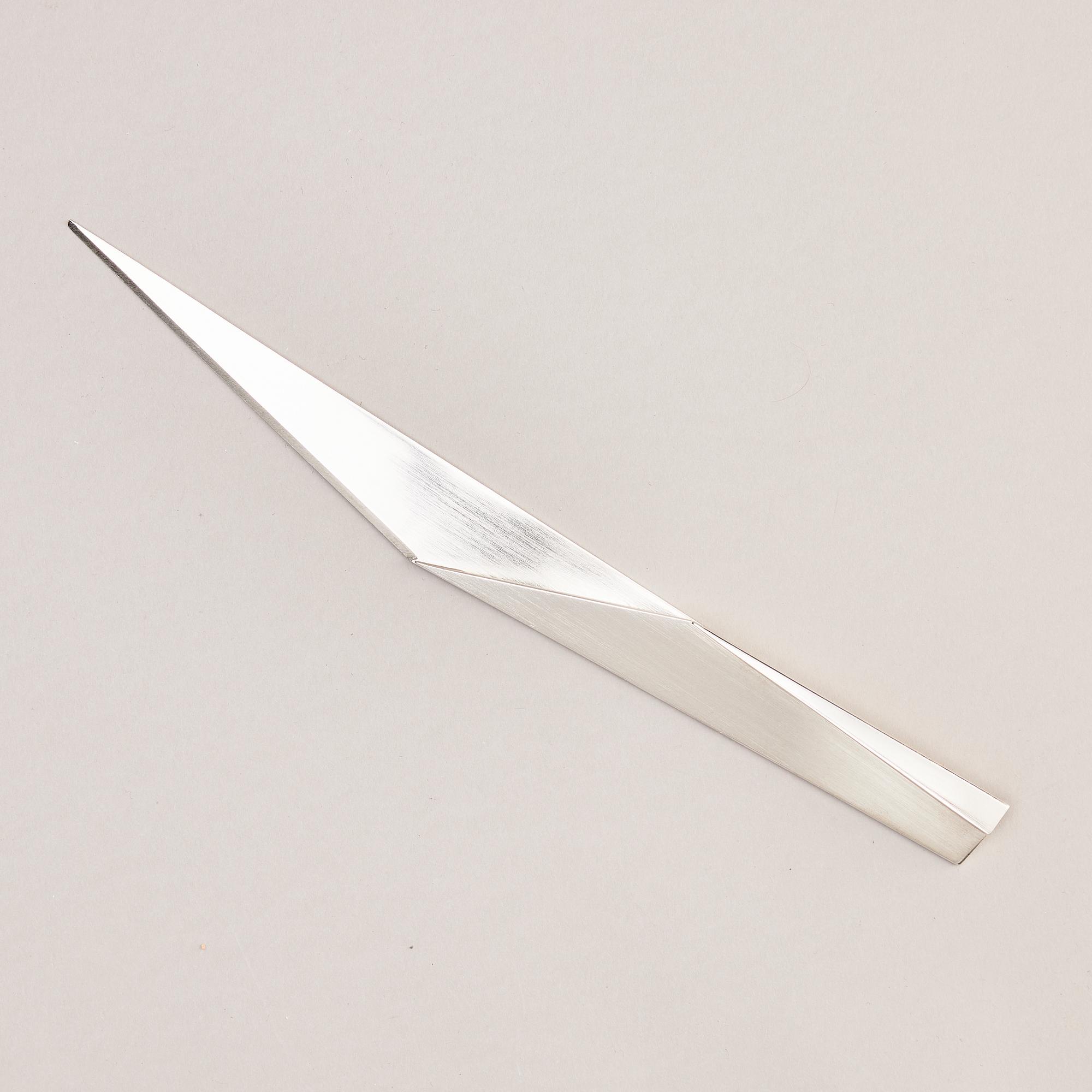 Rolf Lindståhl, a sterling silver letter opener, Stockholm, 2000.