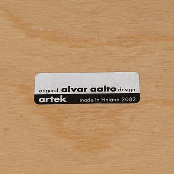 Alvar Aalto, a birch coffee table, Artek, Finland, 2002.