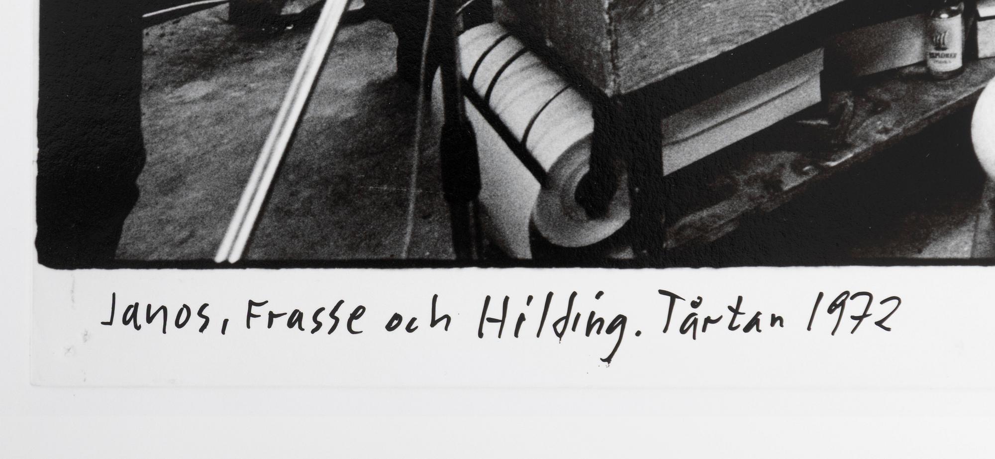 Carl Johan De Geer, "Janos, Frasse och Hilding. Tårtan 1972".