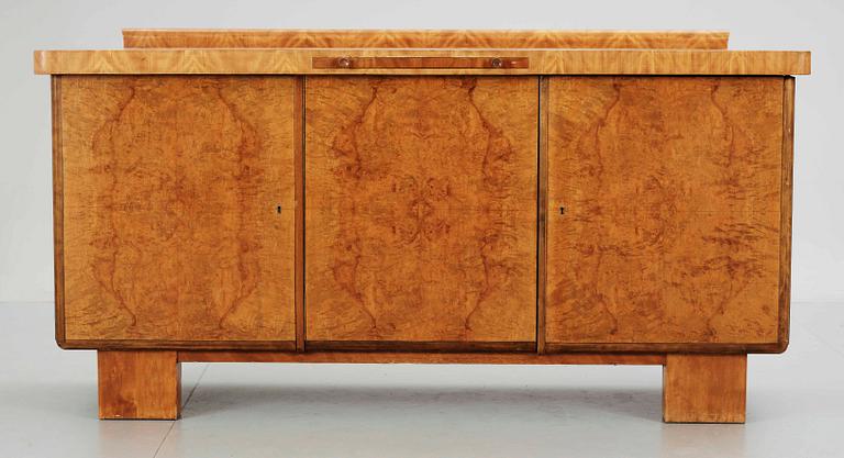 SIDEBOARD, art deco, brickmärkt Deutsche WK(Wohnungskunst)-Möbel, 1930-tal. Numr á tergo.