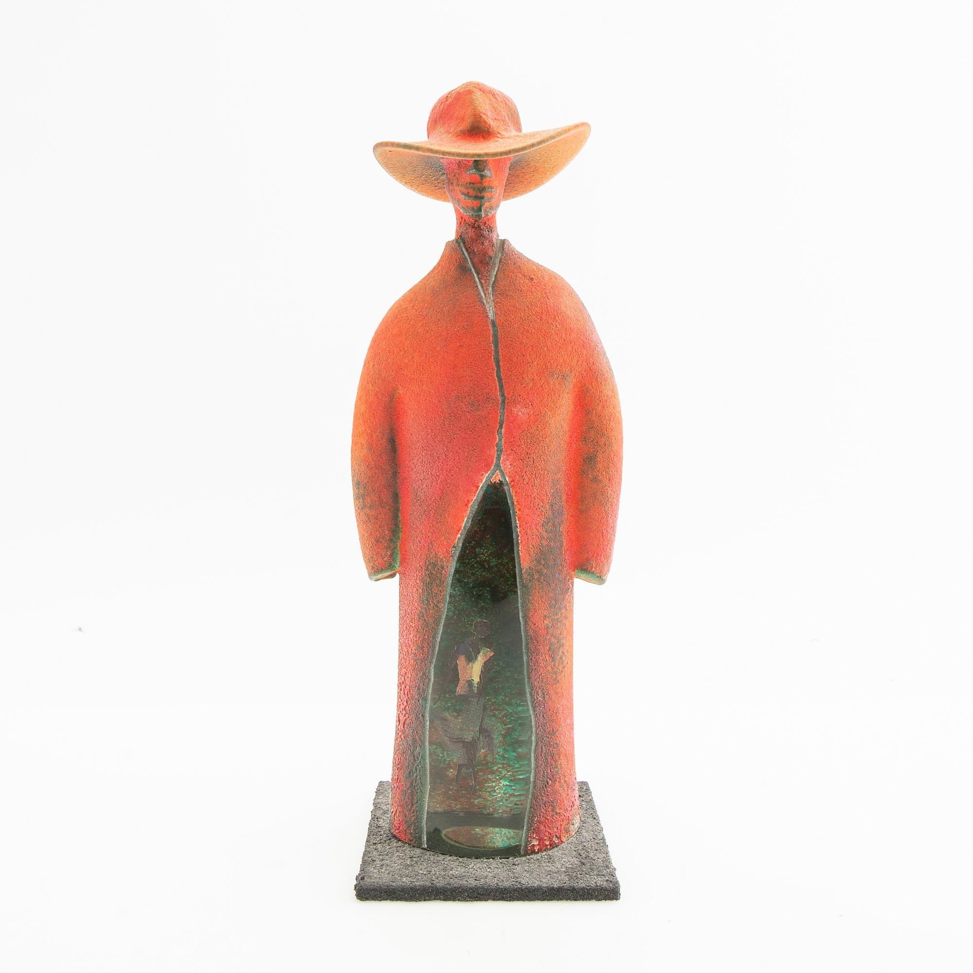 Kjell Engman, a sculpture, Kosta Boda.