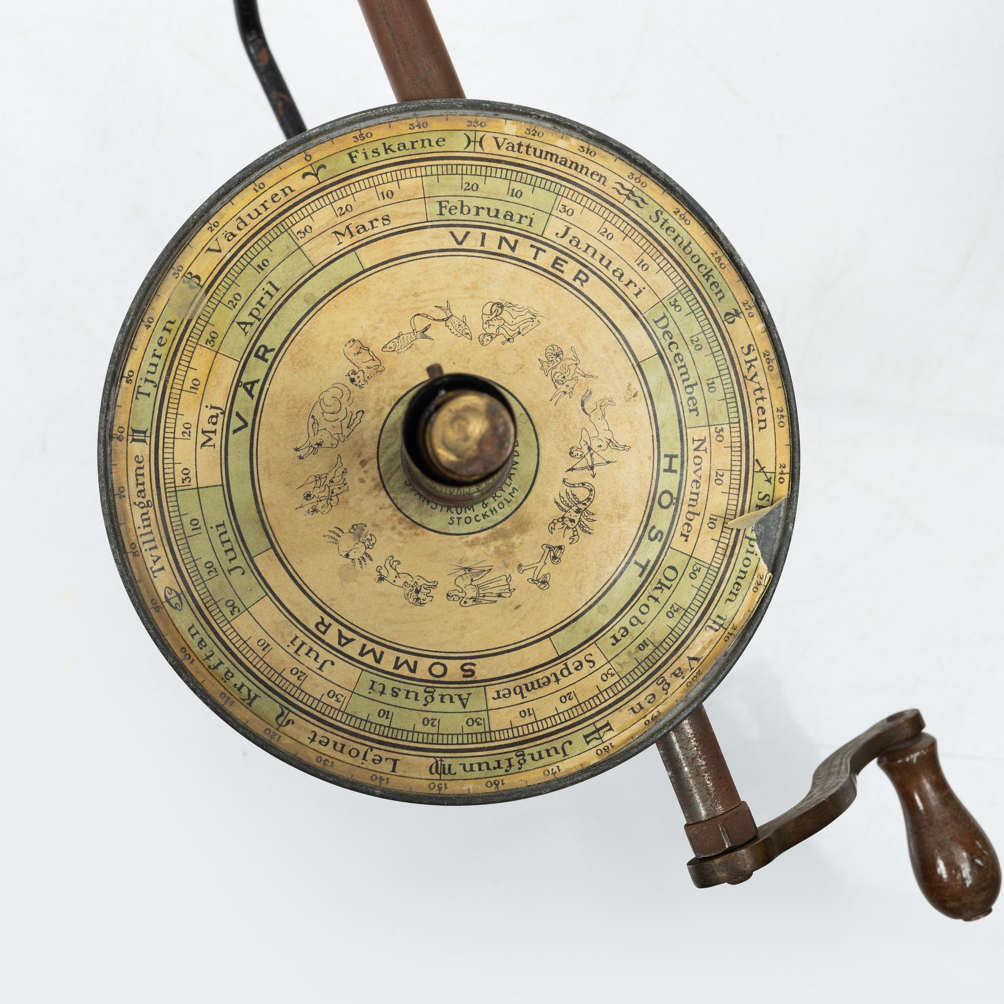A Tellurium, Nordstet & Söner, Sweden, ealry 20th century.
