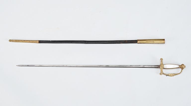 A 19 th century Swedish sword.