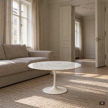 Eero Saarinen, Tulip coffee table, second half of the 20th century.
