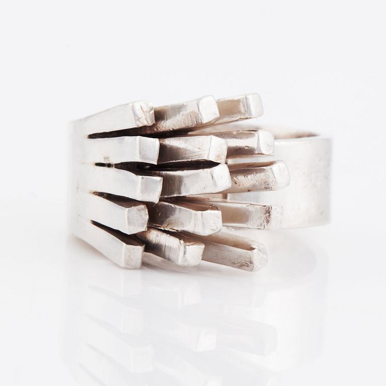 Rey Urban, a sterling silver ring,  Stockholm 1979.