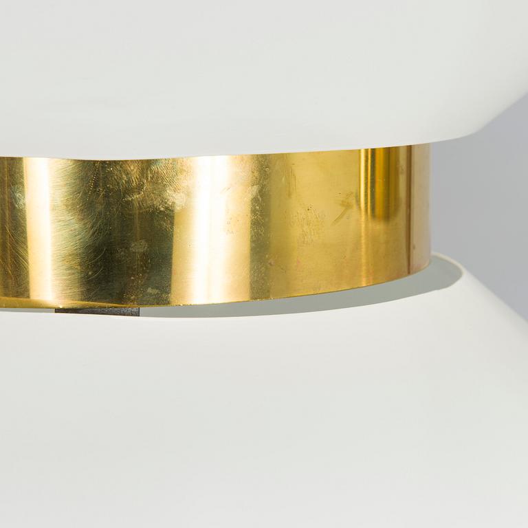 Paavo Tynell, a pair of ceiling lights, made to order, Taito, mid-20th century.