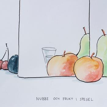 Ernst Billgren, "Nubbe och frukt i spegel".