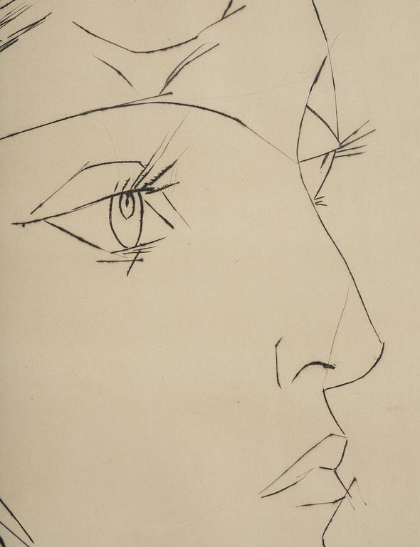 Pablo Picasso, "Portrait de Dora Maar au Chignon II".