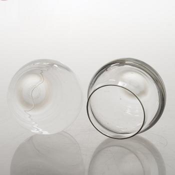TIMO SARPANEVA, set of 12 1990's 'Pallo' (Ball) drinking glases for Iittla.