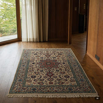 A Nain rug, c. 165 x 103 cm.