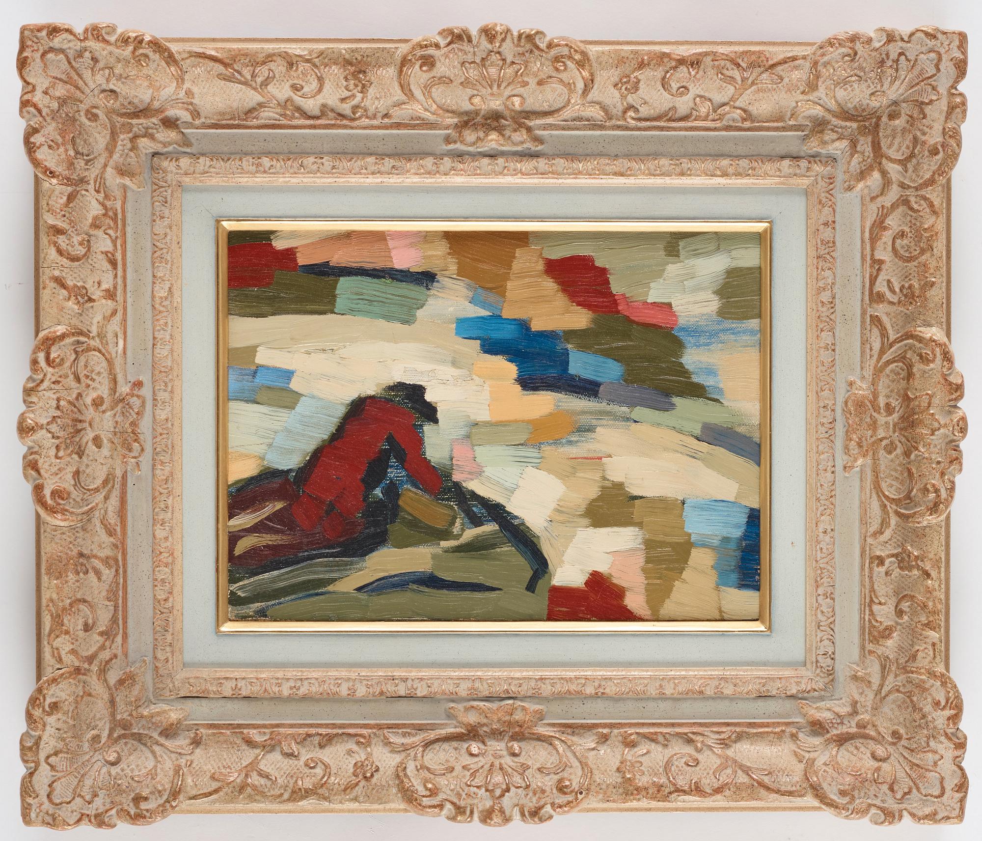 Gunnar Löberg, Figure in landscape.