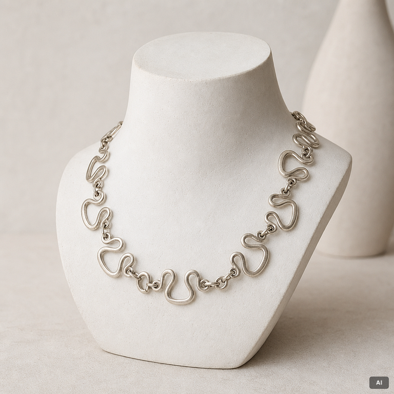 Estrid Ericson, a necklace, 'Meander Necklace', The Metropolitan Museum of Art and Svenskt Tenn.