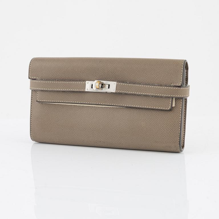 Hermès, an Epsom leather 'Kelly' wallet, 2011.