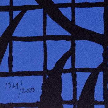 JAN HÅFSTRÖM, färglitografi, sign, numr o dat 1369/2000, 2003.