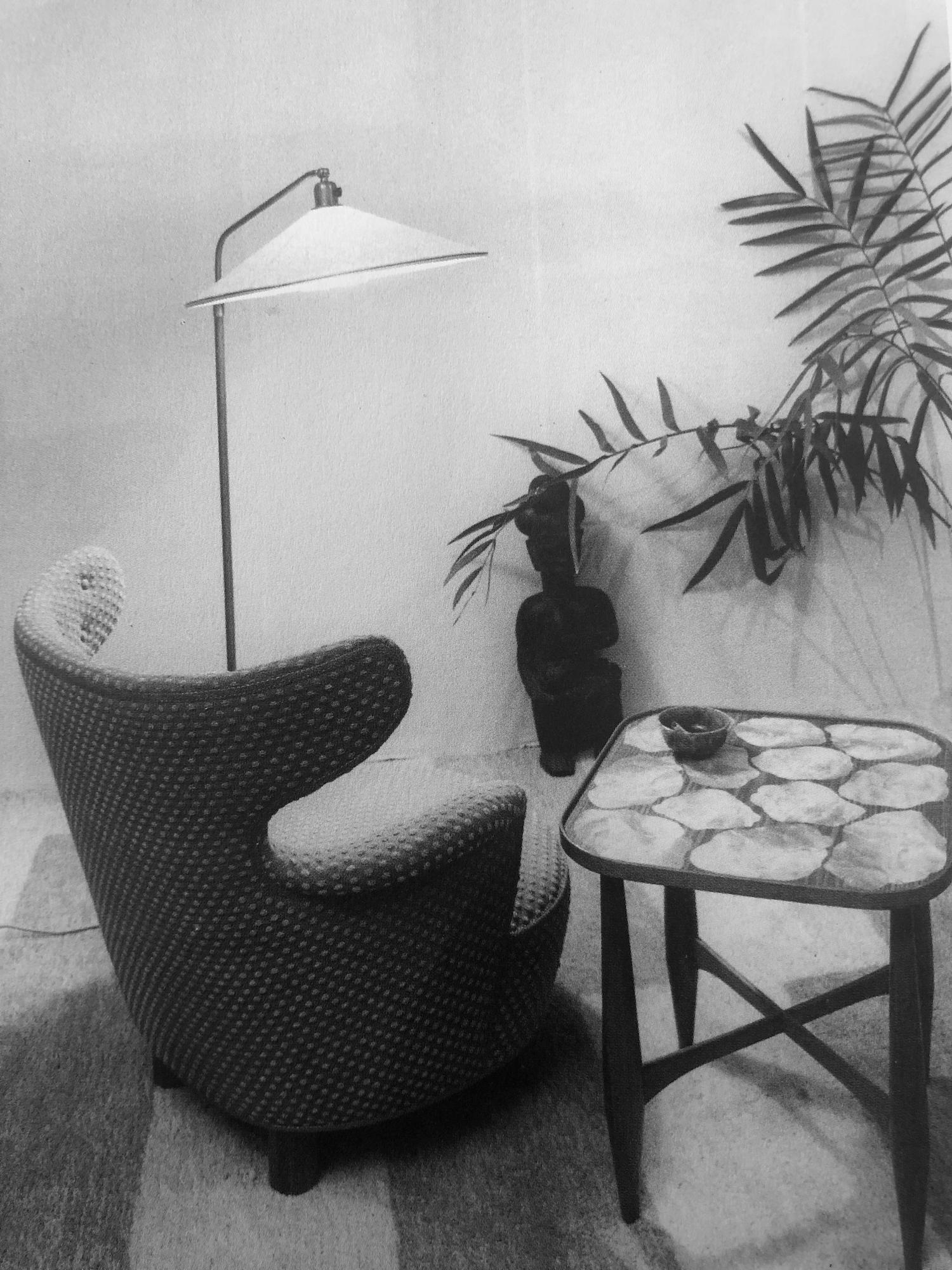 Elias Svedberg, fåtölj, för Nordiska Kompaniet, 1938.