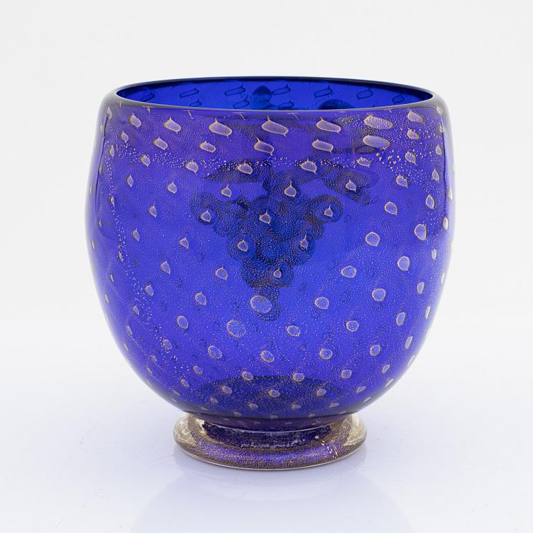 Vas, glas, Imperio Rossi, Murano, Italien, sent 1900-tal.