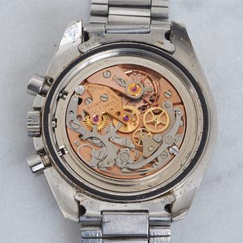 OMEGA, Speedmaster Professional, "Tachymètre", "Chocolate dial", chronograph, wristwatch, 42 mm,