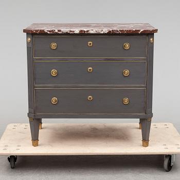 BYRÅ, gustaviansk stil, 1800-talets slut.