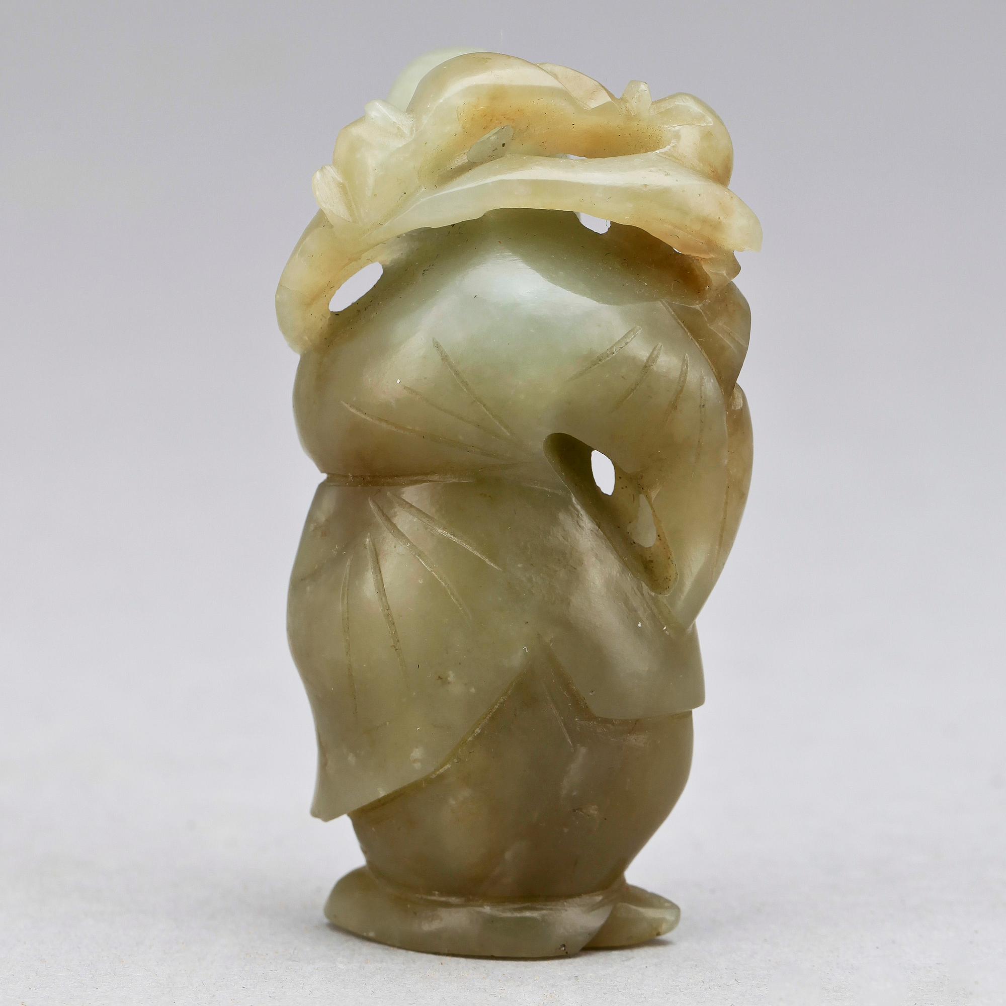 SKULPTUR, Jade, Kina, 1900-talets början.