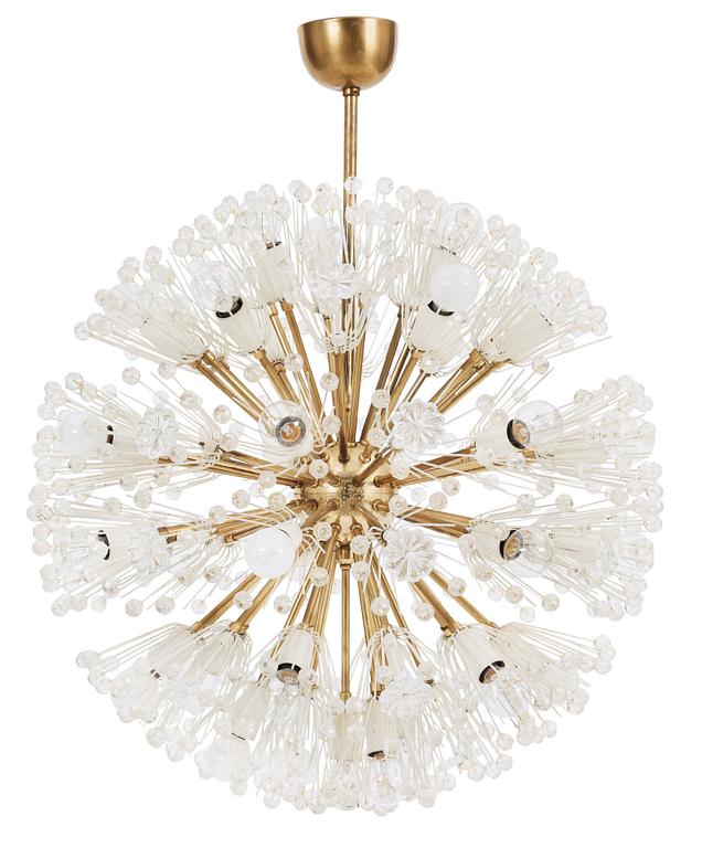 An Emil Stejnar 'Snowball / Sputnik Pusteblume' hanging lamp, Vienna 1960's-70's.