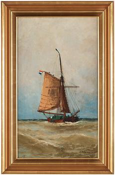 Christian Fredrik Swensson (Svensson), Christian Fredrik Swensson, oil on canvas, signed.