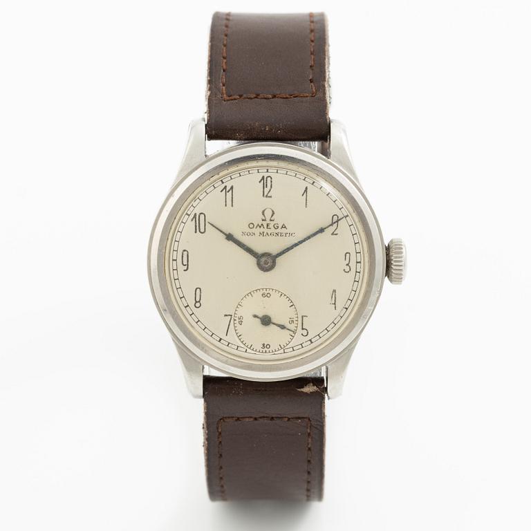 Omega, Non-Magnetic, armbandsur, 30,5 mm.