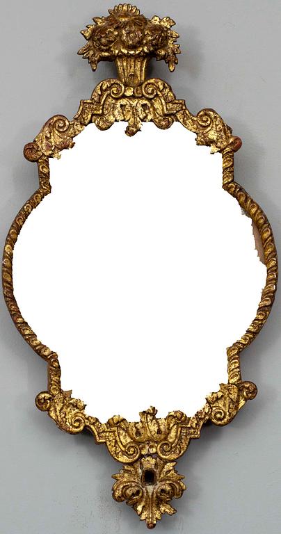 SPEGELLAMPETT, B Prechts art. Senbarock, 1750-tal.