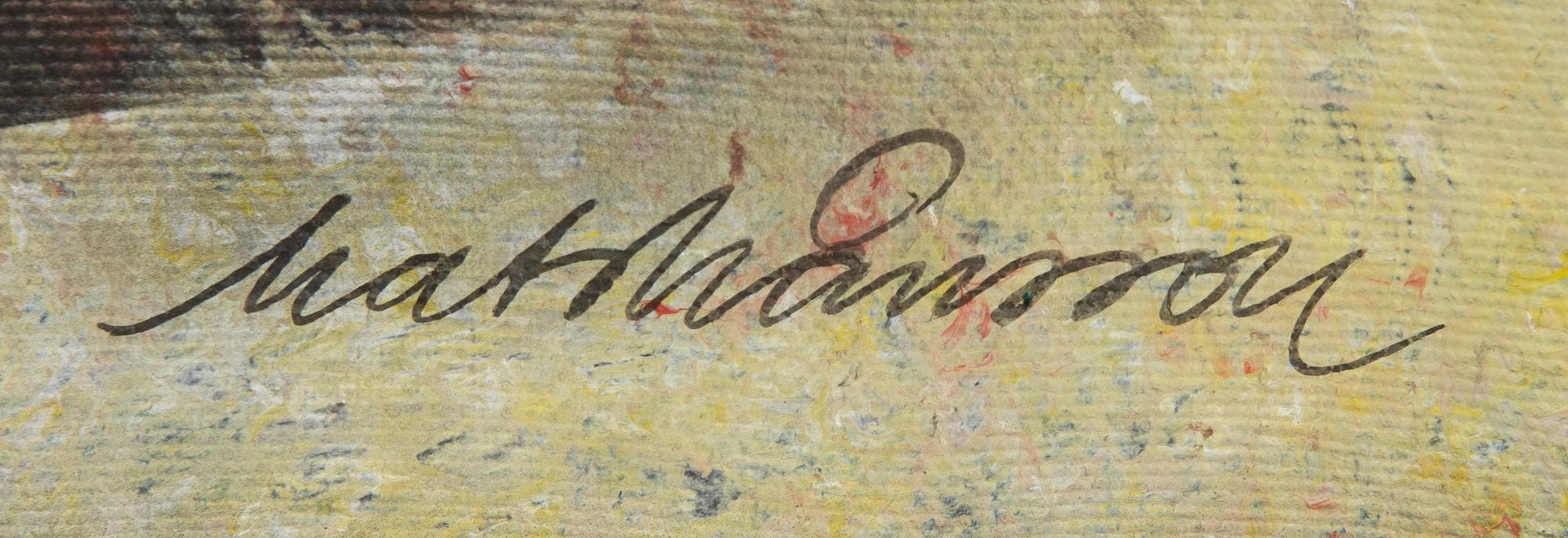 Mats Månsson, olja på duk signerad.