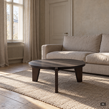 Jean Prouvé, soffbord, "Guéridon Bas", Vitra, 2000-tal.