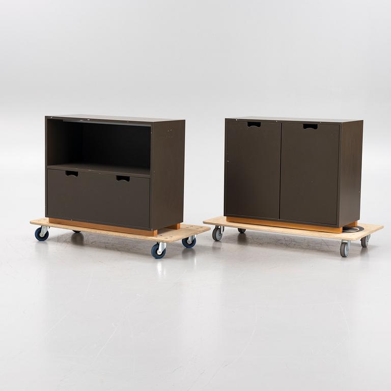 Jonas Bohlin &Thomas Sandell, two 'Snö' cabinets from Asplund.