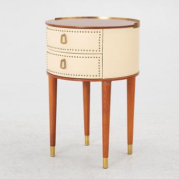 A Swedish Modern bedside table, Halvdan Petterssons Möbelfabrik, Sweden, mid20th century.