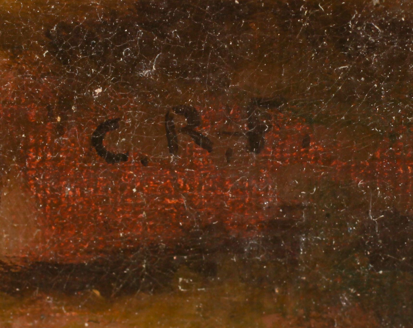 OKÄND KONSTNÄR, olja på duk, sannolikt Norge, omkring år 1900.