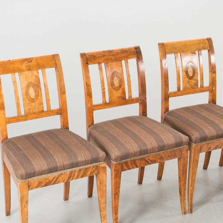 STOLAR, 10 st, beidermeier, 1800-talets mitt.