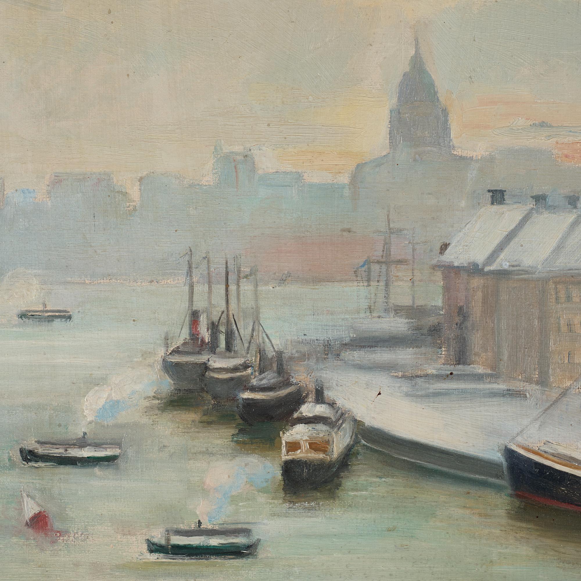 Ebba von Koch, oil on canvas panel, signed.